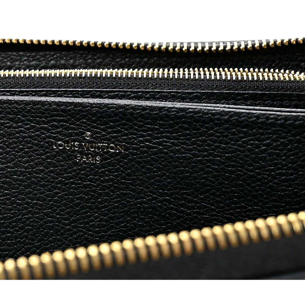 Louis Vuitton Zippy Empreinte Embossed Leather Wallet in Noir - Picture 4 of 5